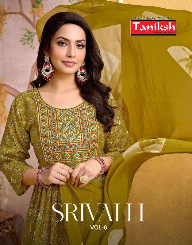 Taniksh srivalli vol 6 Surat kurti exporters