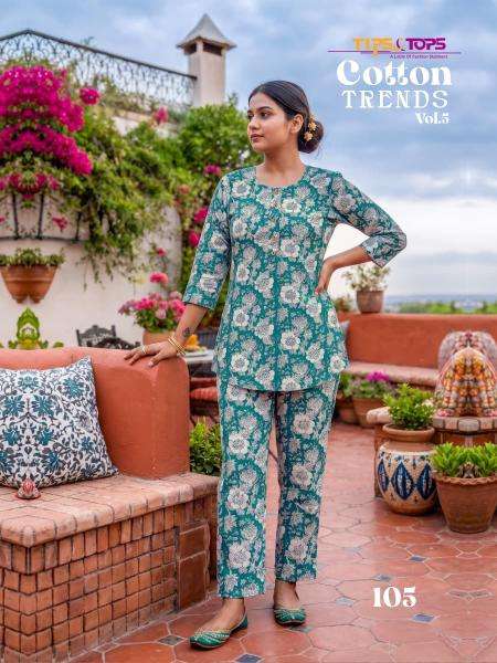 Tips & tops cotton trends vol 5 coord set Shops in kolkata