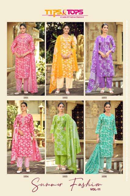 Tips & tops summer fashion vol 11 kurti wholesale market dhaka