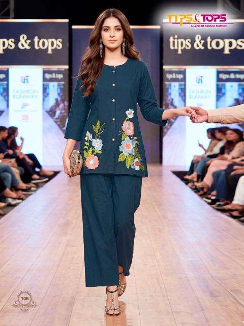 Tips & tops summer love coord set cheapest wholesale kurti market in india