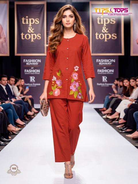 Tips & tops summer love coord set cheapest wholesale kurti market in india