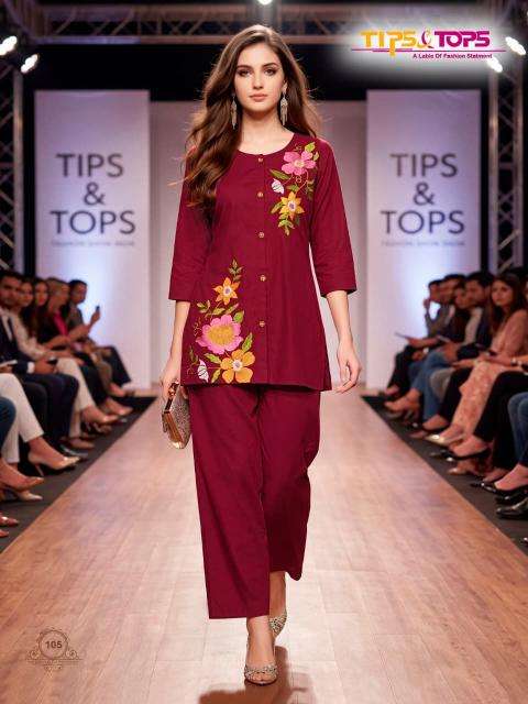 Tips & tops summer love coord set cheapest wholesale kurti market in india