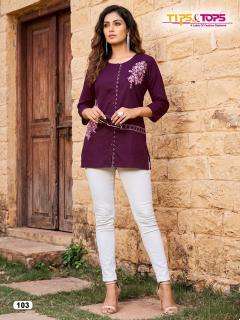 Tips & tops viana Designer kurtis wholesalers