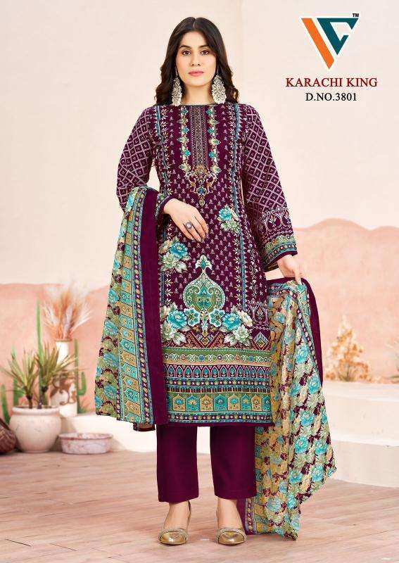 Vandana karachi king vol-38 wholesale dress material shops in kolkata