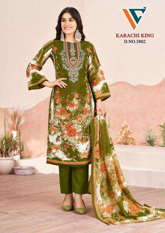 Vandana karachi king vol-38 wholesale dress material shops in kolkata