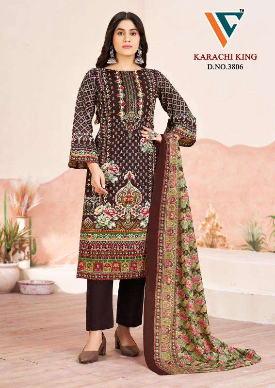 Vandana karachi king vol-38 wholesale dress material shops in kolkata