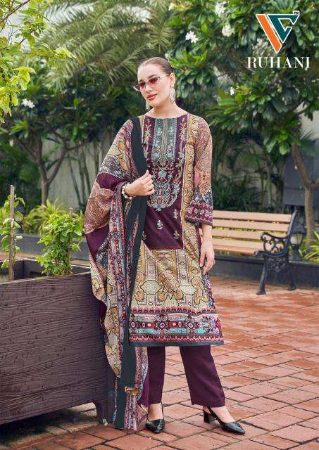 Vandana ruhani vol-38 dress material market in kolkata