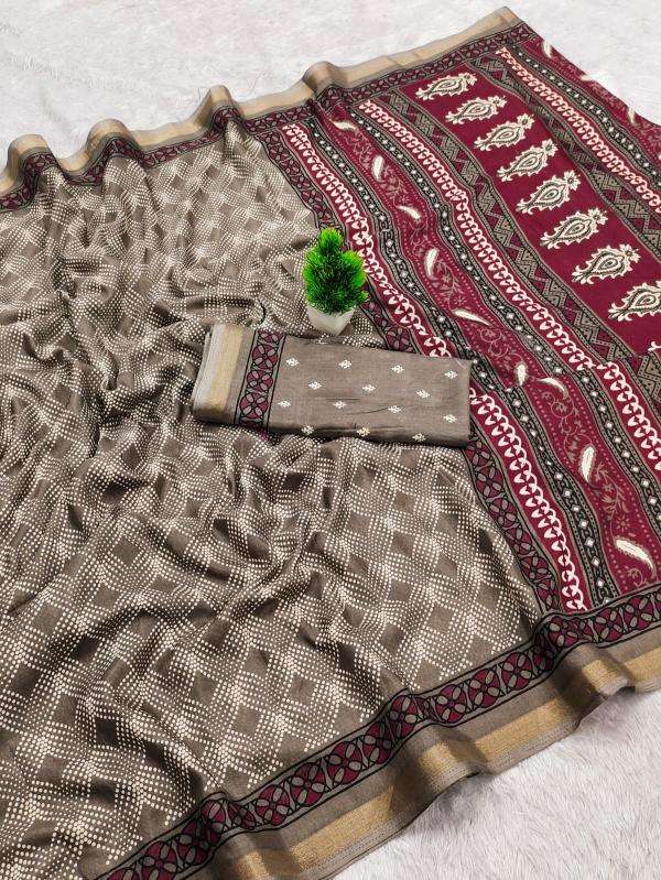 Vastrangan ajrakh print wholesale saree market in pune near me