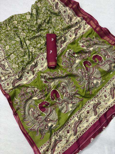 Vastrangan ajrakh style block wholesale saree market in kolkata near me