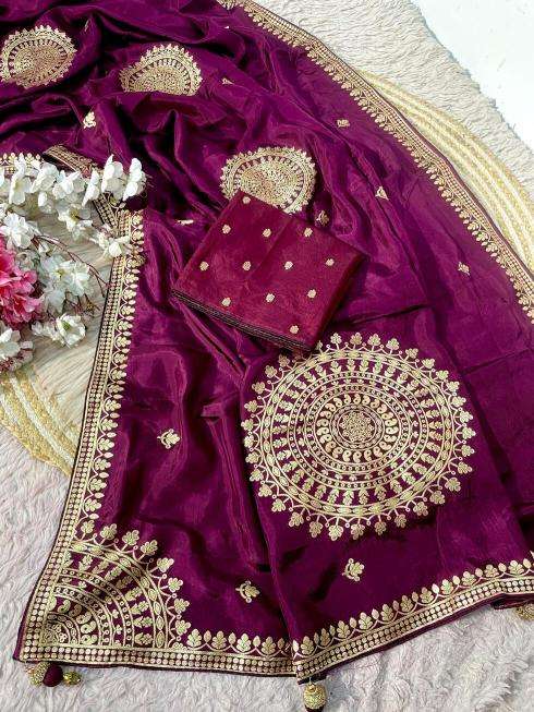 Vastrangan jaipuri work wholesale saree market in kolkata with price