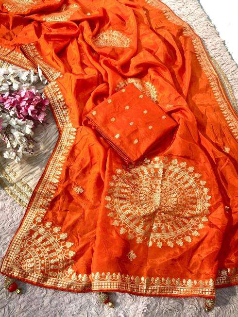 Vastrangan jaipuri work wholesale saree market in kolkata with price