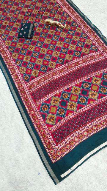 Vastrangan traditional print silk best wholesale saree market in mumbai