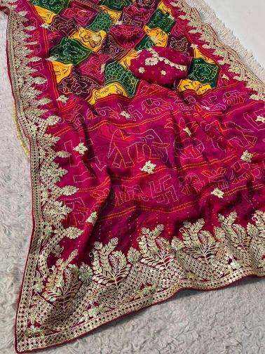 Vinayak bandej gotapatti Wholesale sarees in Surat