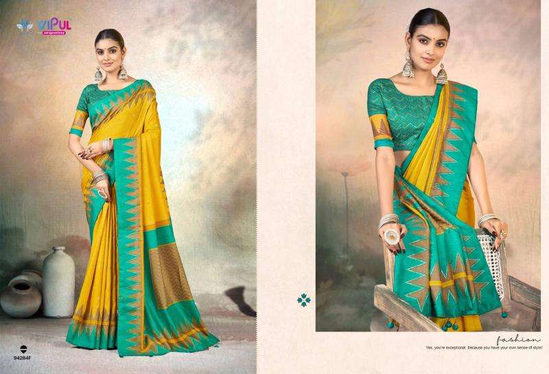 Vipul tatvam silk vol 02 wholesale saree market in ahmedabad with price