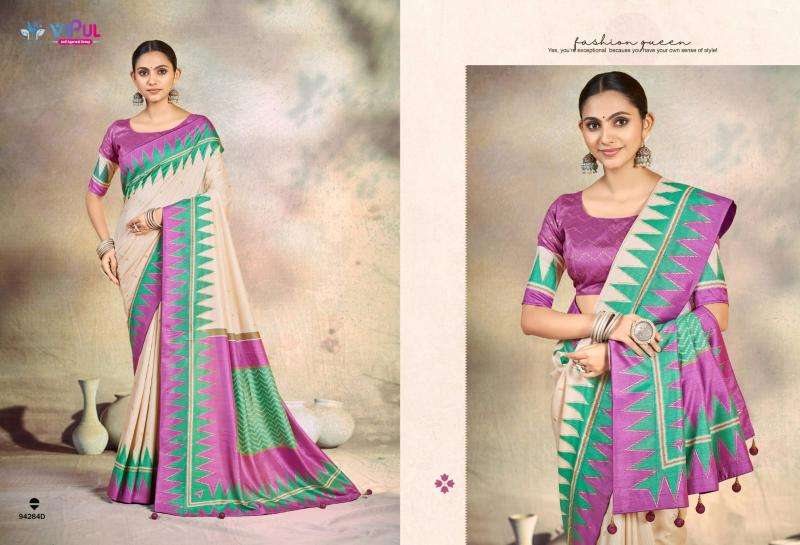 Vipul tatvam silk vol 02 wholesale saree market in ahmedabad with price