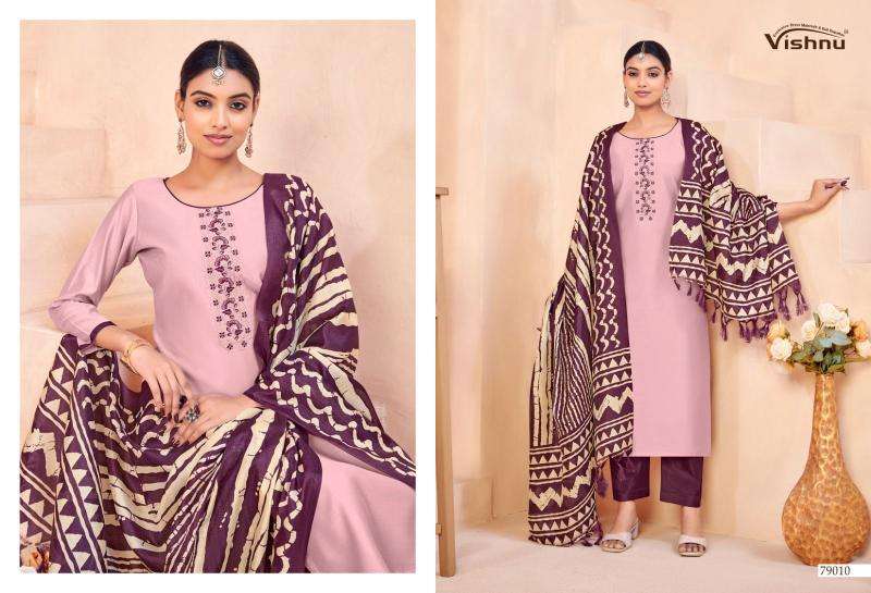 Vishnu evanka vol 15 wholesale dress material market in ahmedabad with price