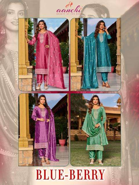 Aanchi blue berry wholesale kurti market in surat with price