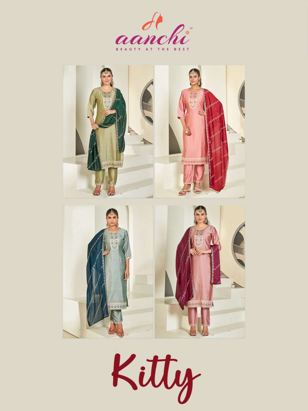 Aanchi Kitty wholesale indian kurti