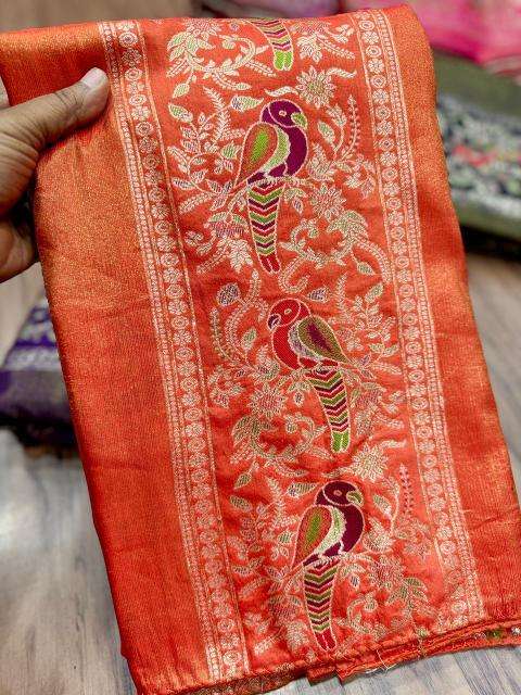 Akshara russian silk best wholesale saree market in delhi with price