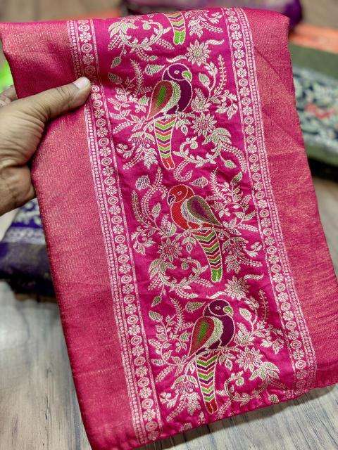 Akshara russian silk best wholesale saree market in delhi with price