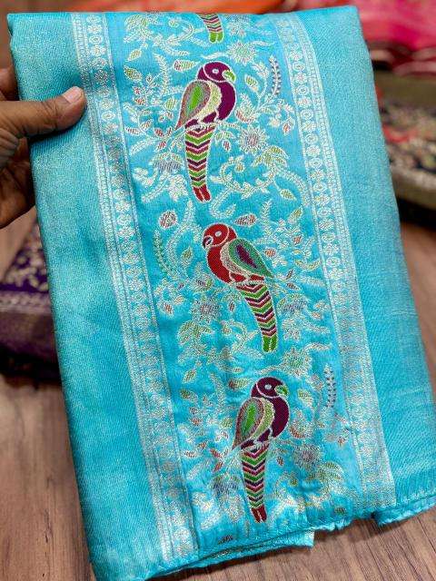 Akshara russian silk best wholesale saree market in delhi with price