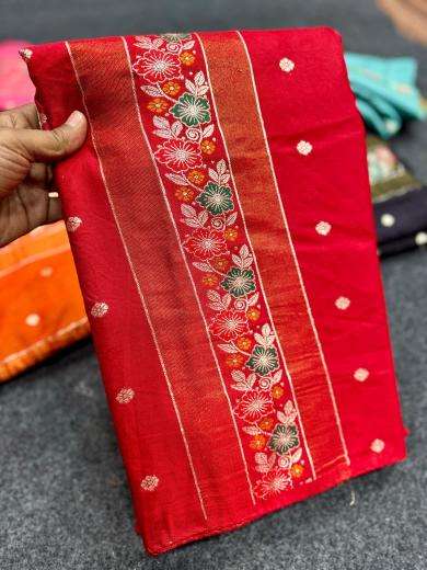 Akshara russian silk cheapest wholesale saree market in delhi with price