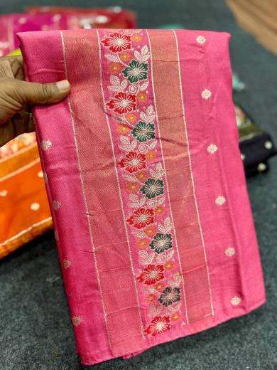 Akshara russian silk cheapest wholesale saree market in delhi with price