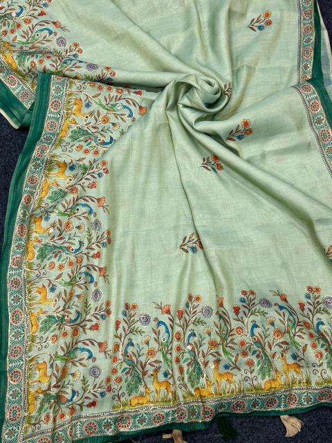 Akshara tissue linen wholesale saree market in ahmedabad with price list