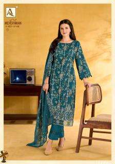 Alok suit meherwaan wholesale dress material in gujarat