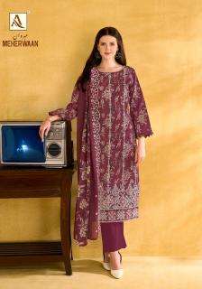 Alok suit meherwaan wholesale dress material in gujarat