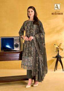 Alok suit meherwaan wholesale dress material in gujarat