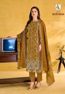 Alok suit meherwaan wholesale dress material in gujarat