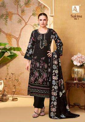 Alok suits sakina vol 7 dress material shop in bhavnagar