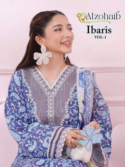 Alzohaib ibaris vol-1 wholesale salwar kameez pakistan