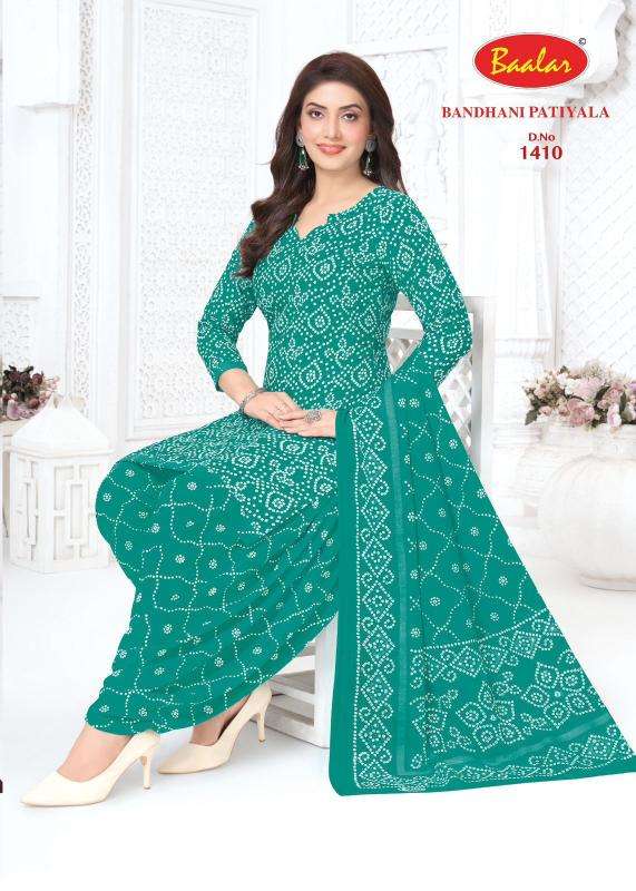 Baalar bandhani patiyala vol-14 wholesale dress materials in mumbai with price