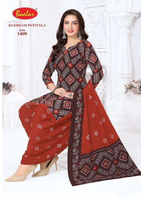 Baalar bandhani patiyala vol-14 wholesale dress materials in mumbai with price