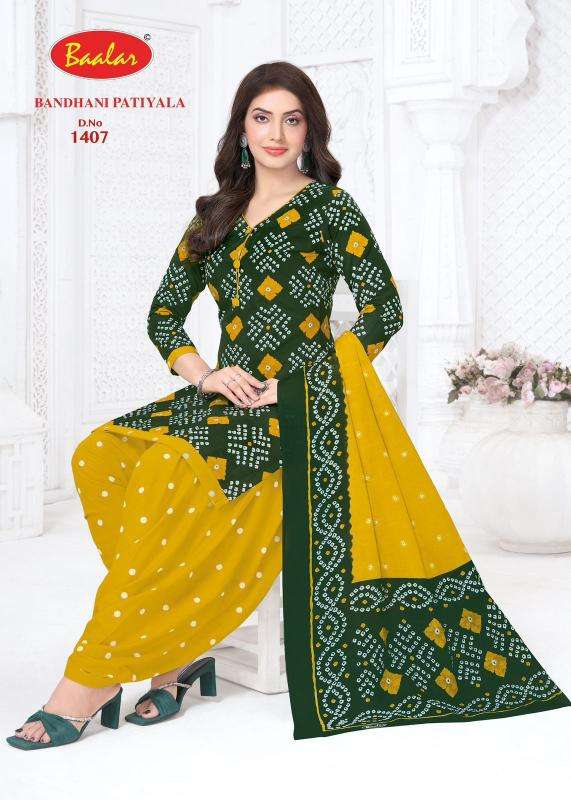 Baalar bandhani patiyala vol-14 wholesale dress materials in mumbai with price
