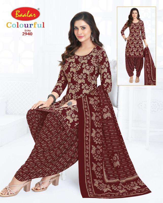 Baalar colourful vol-29 wholesale dress materials in bangalore with price