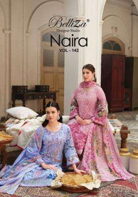 Belliza naira vol-142 cotton dress material wholesale in ahmedabad