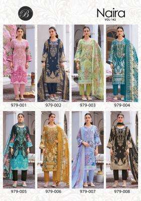 Belliza naira vol-142 cotton dress material wholesale in ahmedabad