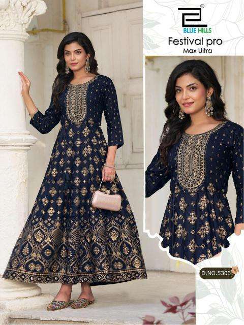 Blue hills festival pro max ultra wholesale kurti market in mumbai with price