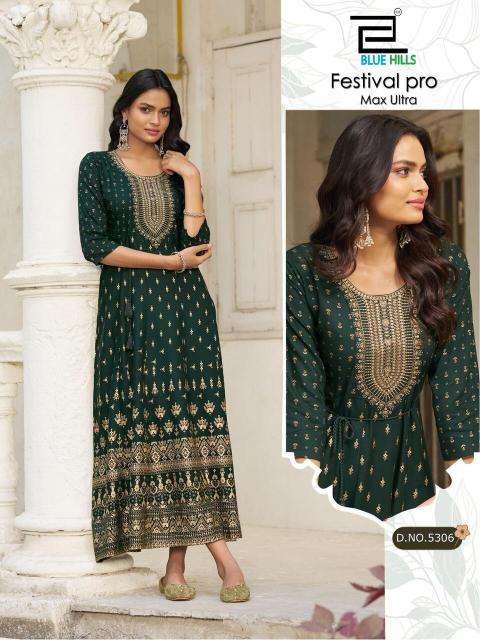 Blue hills festival pro max ultra wholesale kurti market in mumbai with price