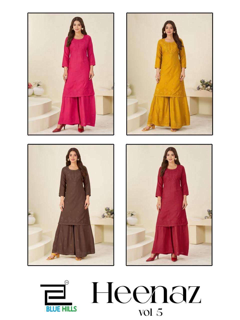 Blue hills heenaz vol 5 coord set wholesale kurti shop in bangalore