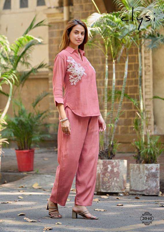 Clysi avira coord set ladies kurti wholesale in india