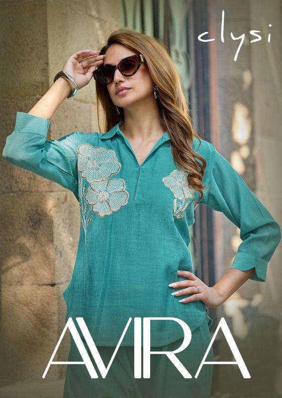 Clysi avira coord set ladies kurti wholesale in india