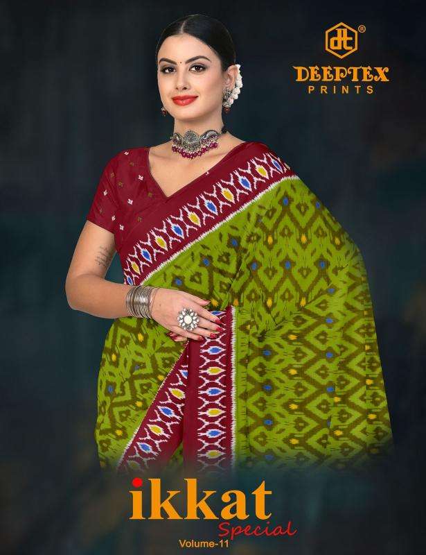 Deeptex ikkat special vol-11 wholesale indian saree online shopping
