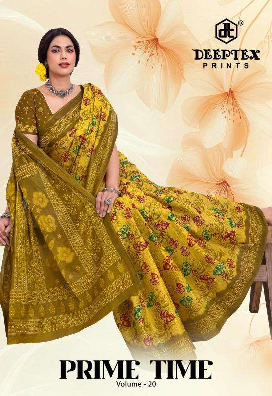 Deeptex prime time vol-20 wholesale saree market in india