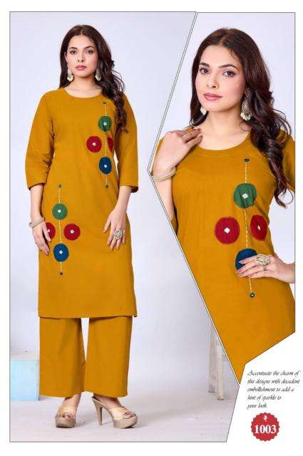 Desi kudi kanya coord set ladies kurti wholesale market in surat