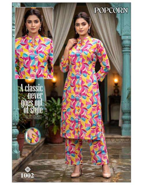 Desi kudi popcorn coord set wholesale kurti market in surat with price online shopping