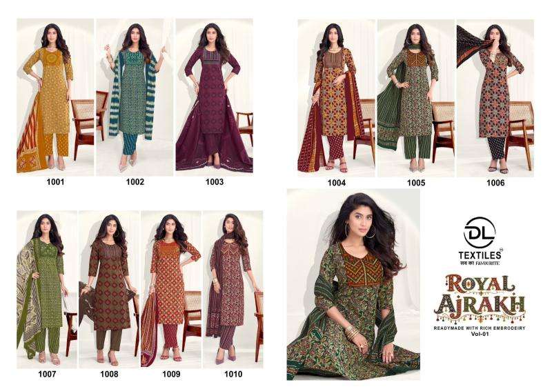 DL royal ajrakh vol-1 wholesale indian kurti suppliers